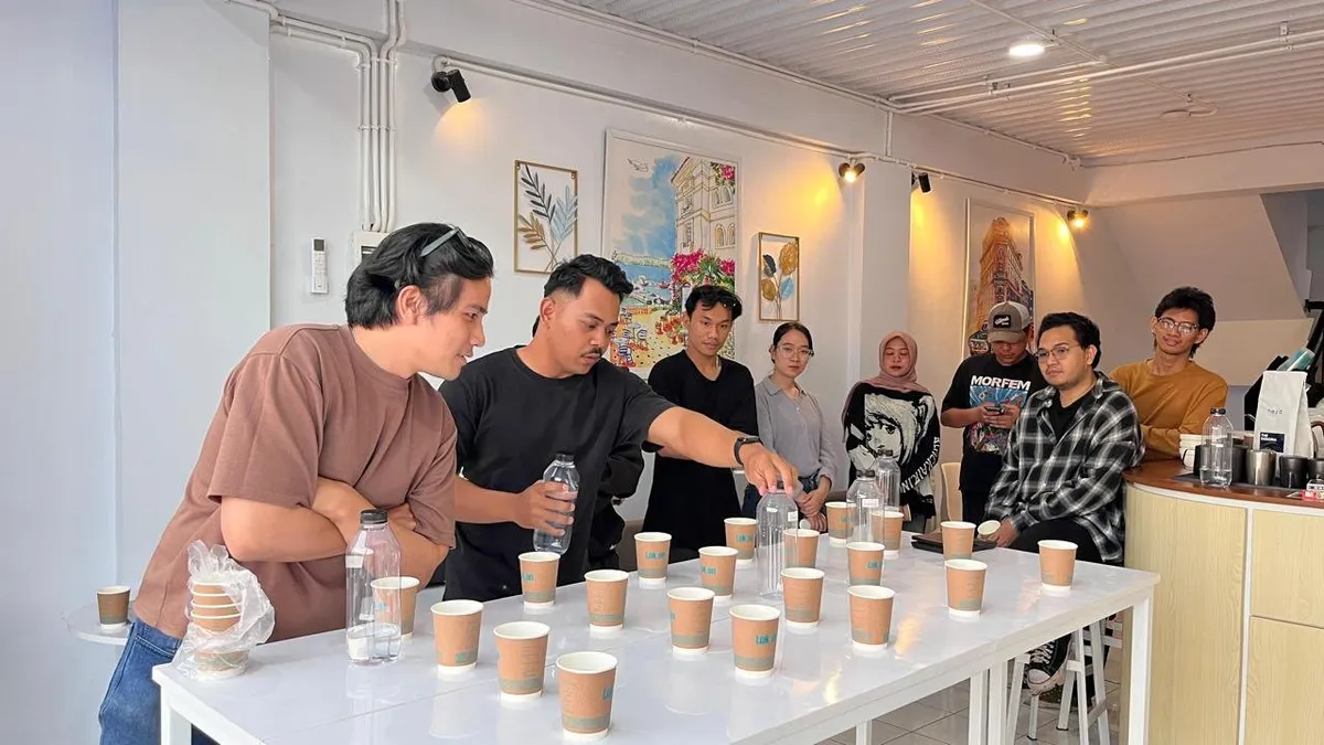 Sesi cupping bersama tim NUMMI